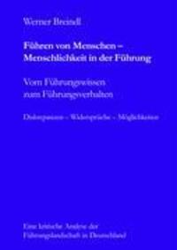 Cover: 9783833462436 | Führen von Menschen - Menschlichkeit in der Führung | Werner Breindl