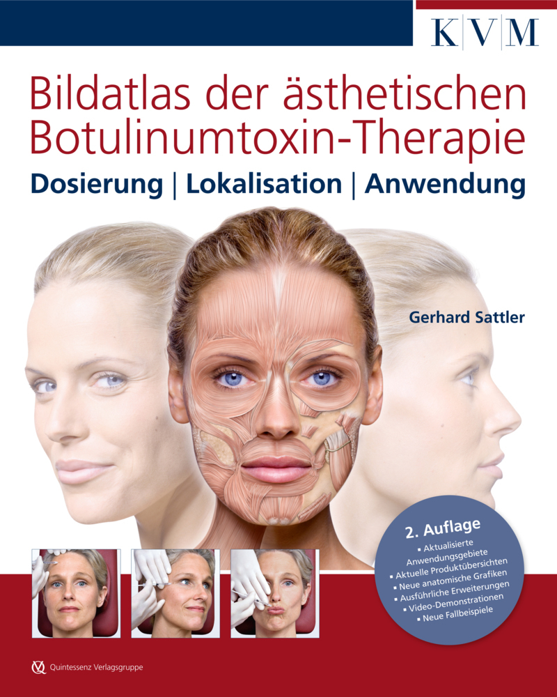 Cover: 9783868673470 | Bildatlas der ästhetischen Botulinumtoxin-Therapie | Gerhard Sattler