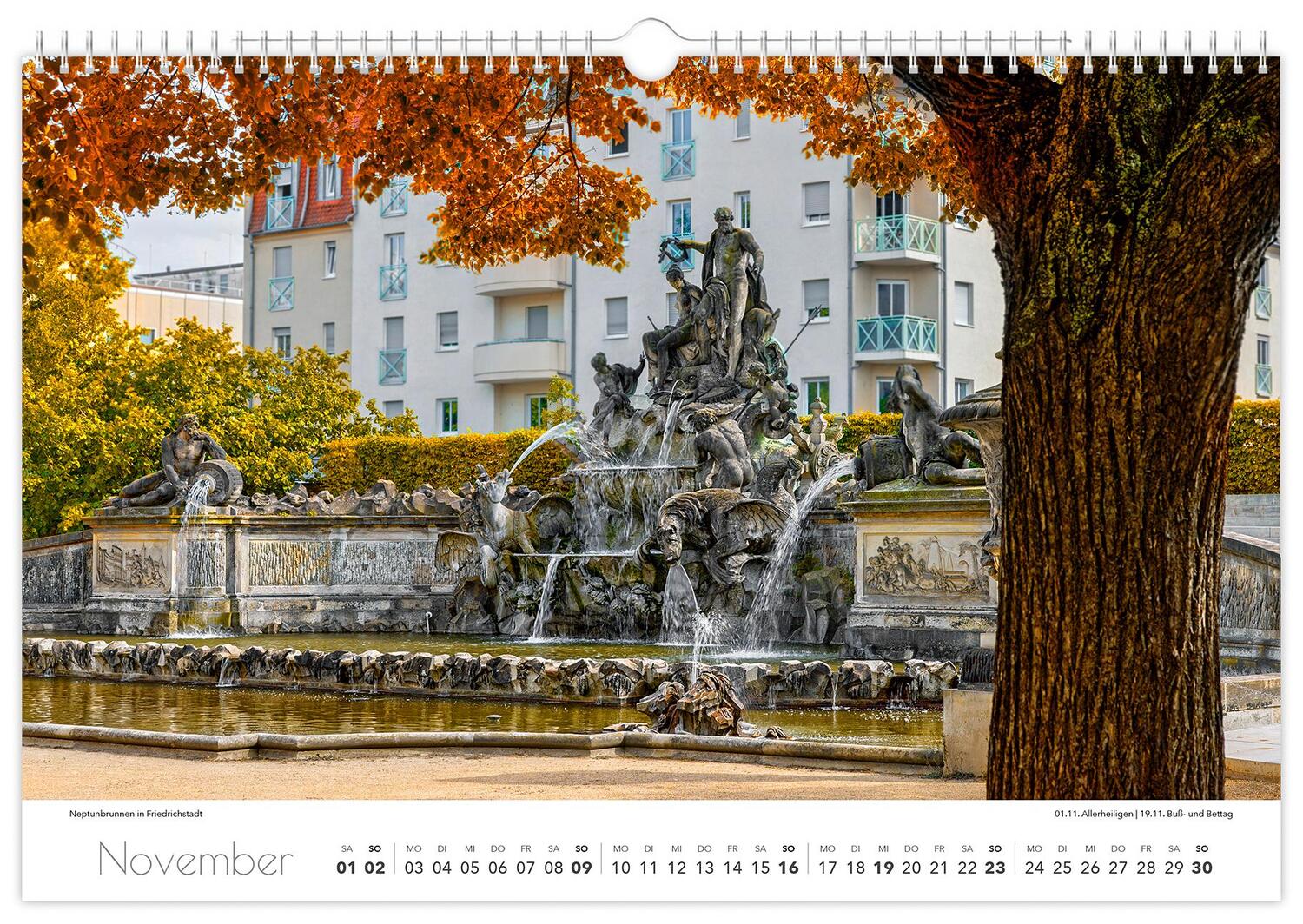 Bild: 9783910680487 | Kalender Dresden Elbflorenz 2025 | 45 x 30 cm weißes Kalendarium