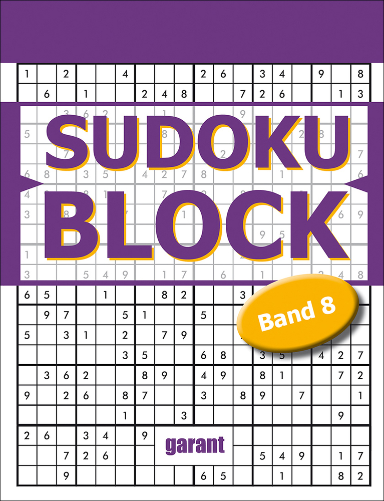 Cover: 9783735921895 | Sudoku Block. Bd.8 | garant Verlag GmbH | Taschenbuch | 396 S. | 2020