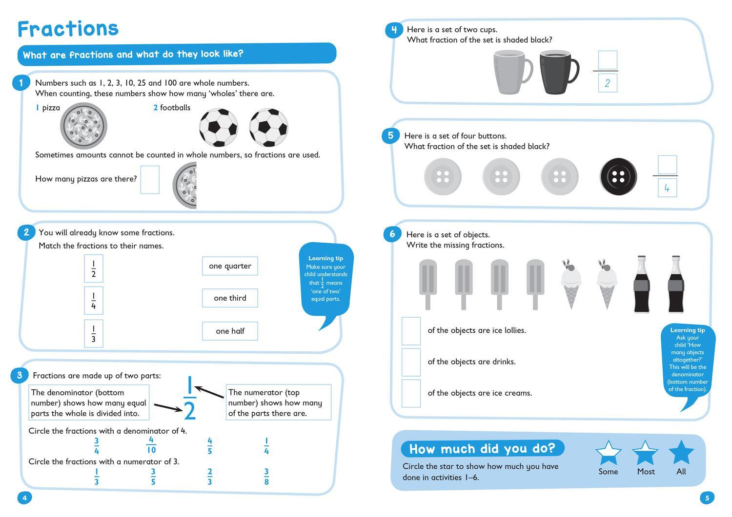 Bild: 9780008212438 | Fractions &amp; Decimals Bumper Book Ages 7-9 | Ideal for Home Learning