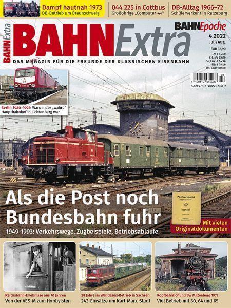 Cover: 9783964536082 | Bahn Extra 4/2022. Als die Post noch Bundesbahn fuhr | Taschenbuch