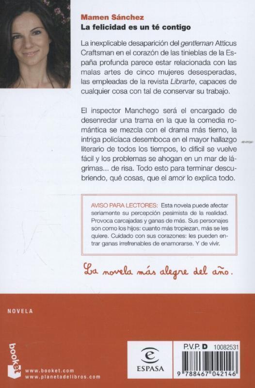 Rückseite: 9788467042146 | La felicidad es un té contigo | Mamen Sánchez | Taschenbuch | Spanisch