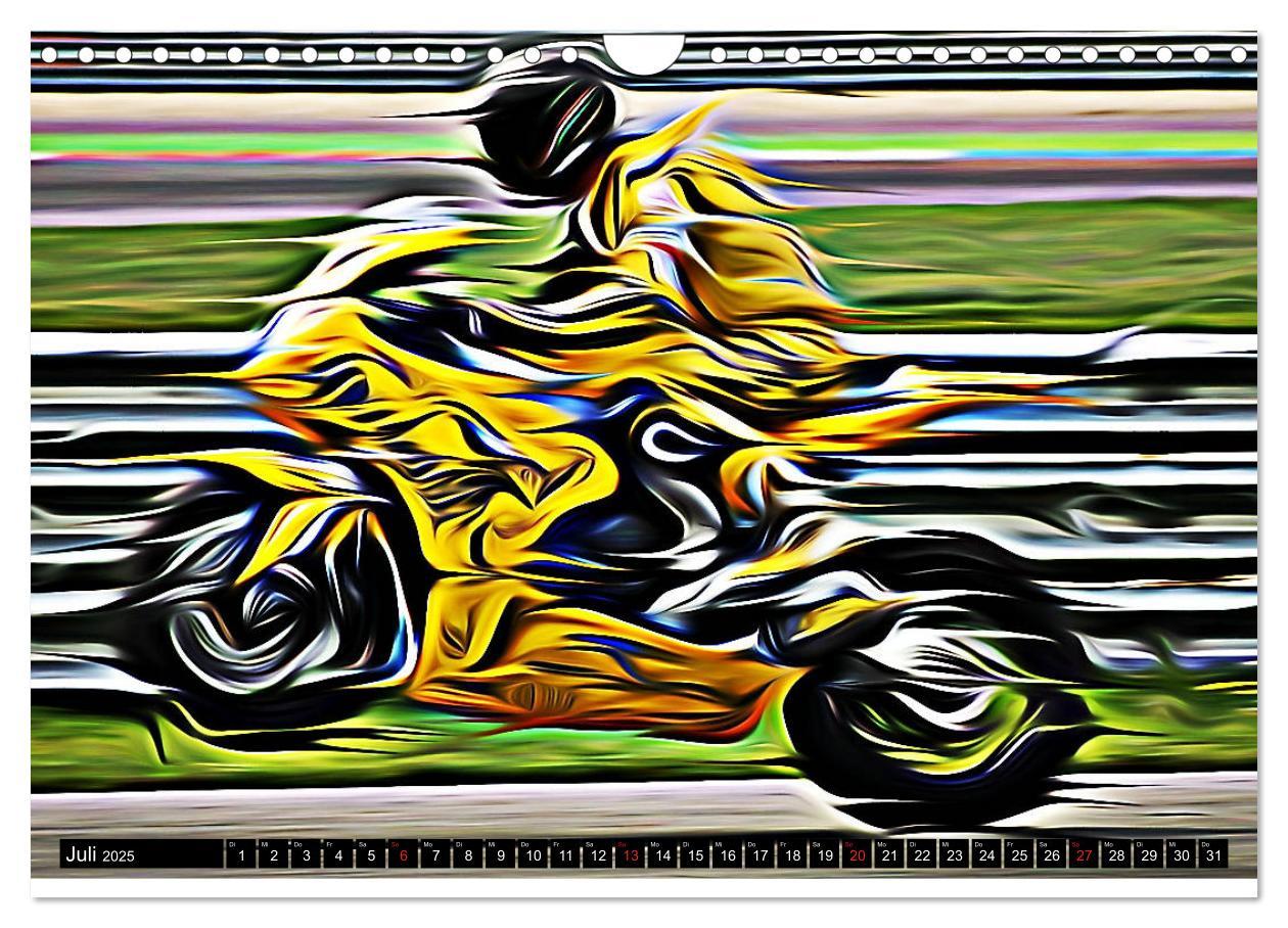 Bild: 9783435286591 | Fullspeed on two Wheels (Wandkalender 2025 DIN A4 quer), CALVENDO...