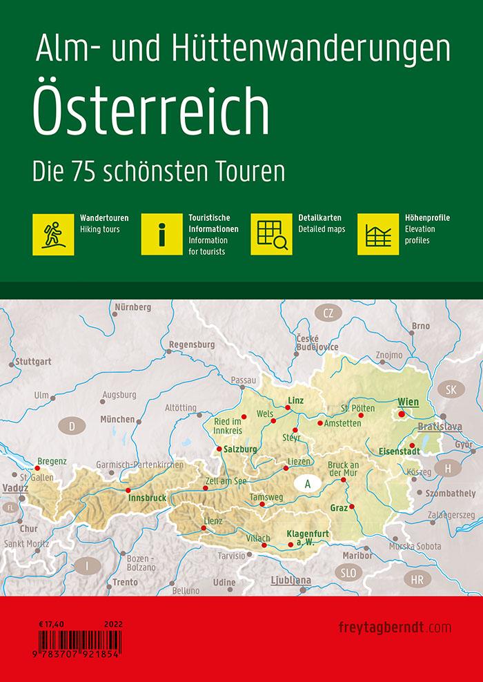 Rückseite: 9783707921854 | Alm- und Hüttenwanderungen Österreich | Die 75 schönsten Touren | Buch