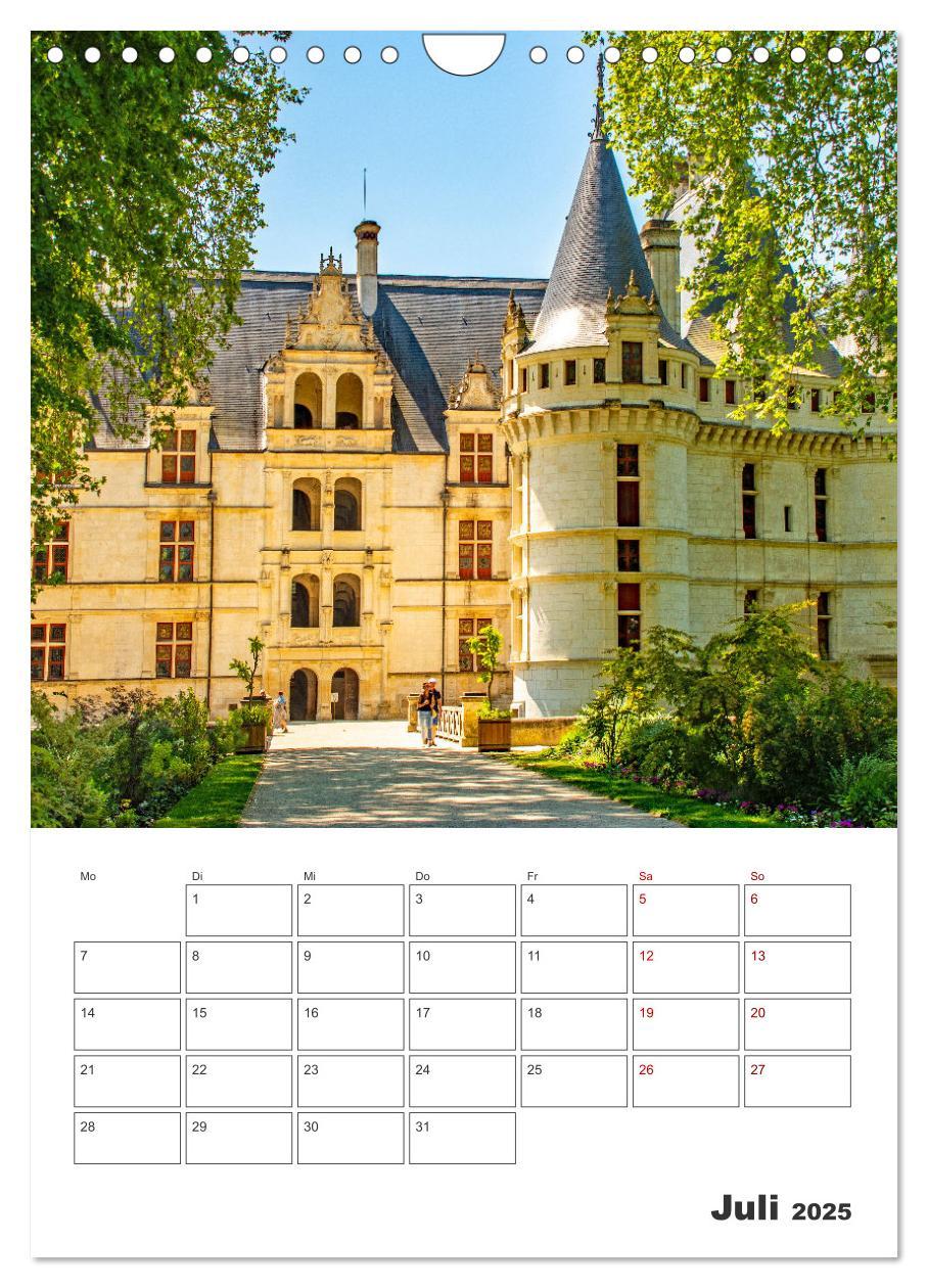 Bild: 9783435854516 | Schlösser der Loire - Reiseplaner (Wandkalender 2025 DIN A4 hoch),...