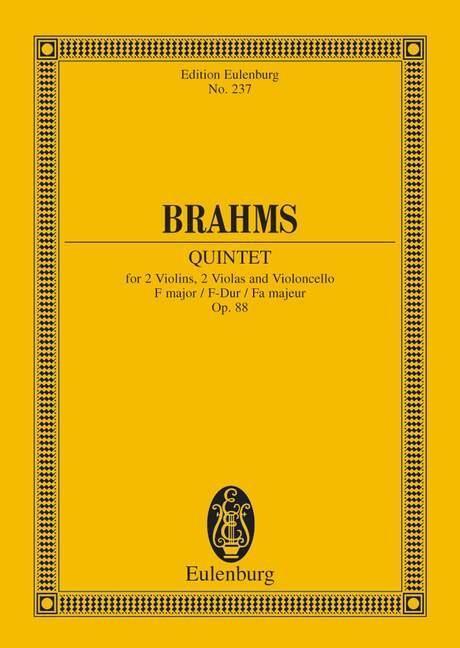 Cover: 9783795761615 | Streichquintett F-Dur | Johannes Brahms | Buch | 56 S. | Deutsch