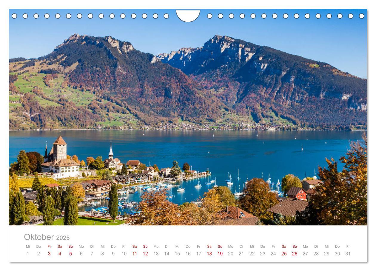 Bild: 9783435308637 | TRAUMZIELE DER SCHWEIZ Impressionen (Wandkalender 2025 DIN A4...