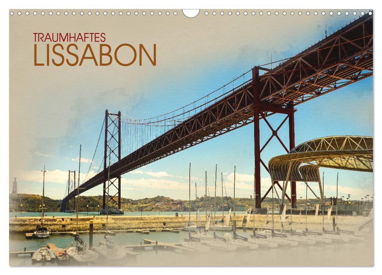 Cover: 9783435479368 | Traumhaftes Lissabon (Wandkalender 2025 DIN A3 quer), CALVENDO...