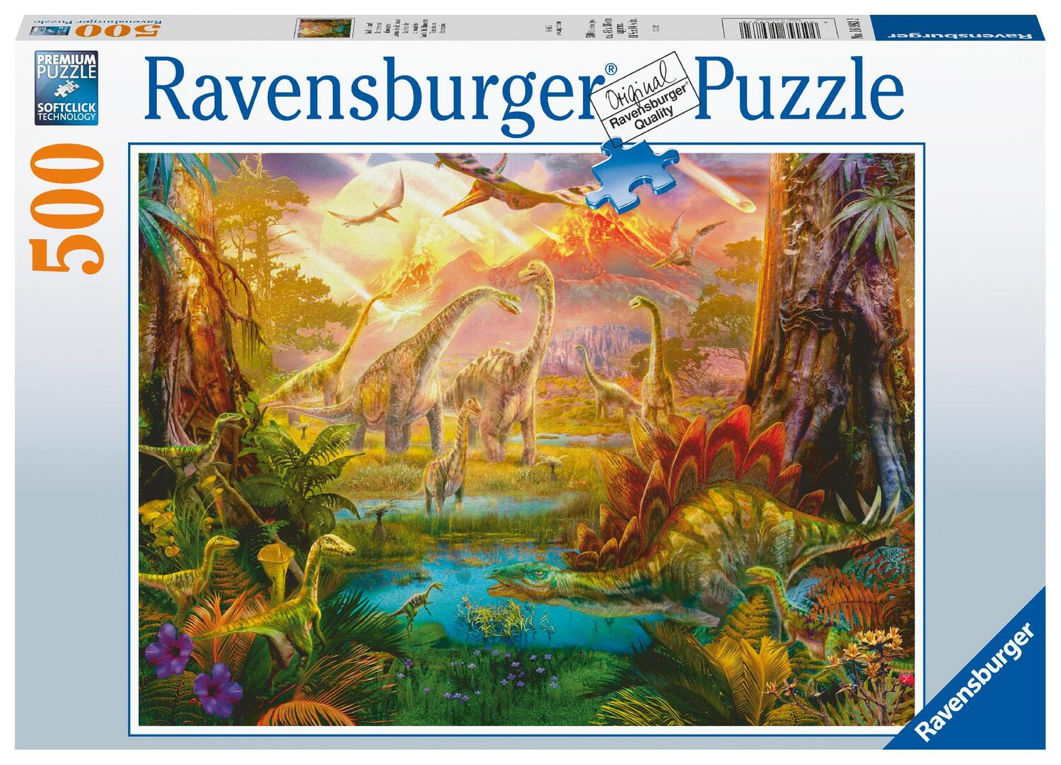 Cover: 4005556169832 | Ravensburger Puzzle - Im Dinoland - 500 Teile | Spiel | Deutsch | 2022