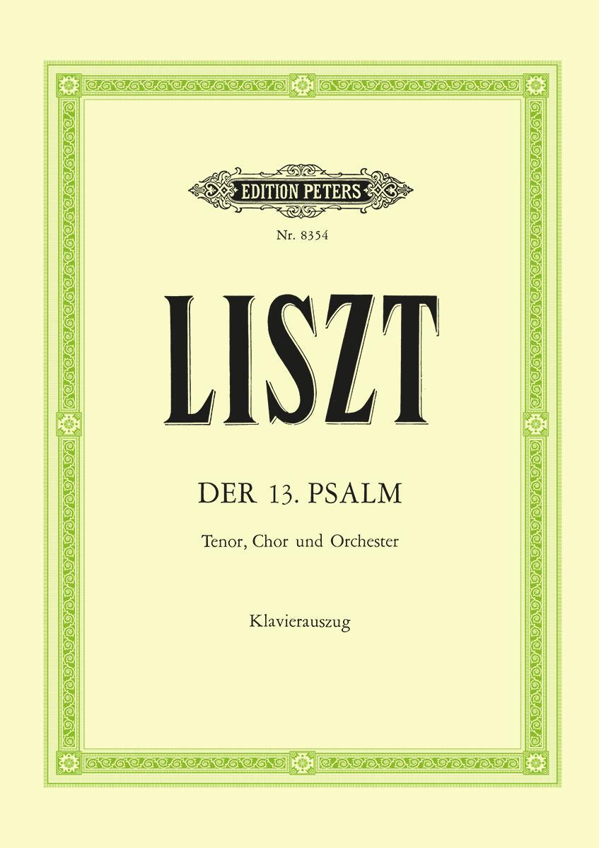 Cover: 9790014065362 | The 13th Psalm | Franz Liszt | Taschenbuch | Klavierauszug | Englisch