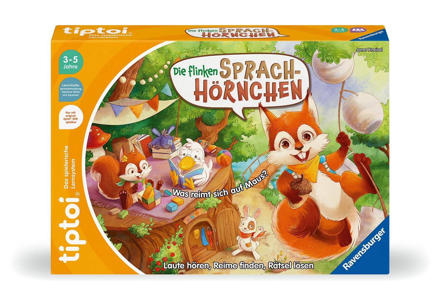 Cover: 4005556002030 | Ravensburger tiptoi Spiel 00203 - Die flinken Sprach-Hörnchen -...