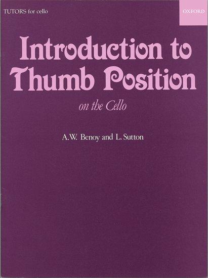 Cover: 9780193554672 | An Introduction to Thumb Position | Benoy-Sutton | Broschüre | Buch