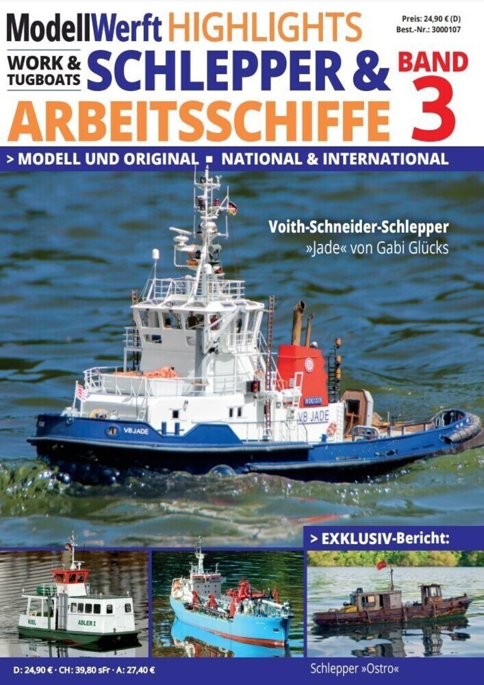 Cover: 9783881805230 | ModellWerft Highlights | Schlepper und Arbeitsschiffe Band 3 | Buch