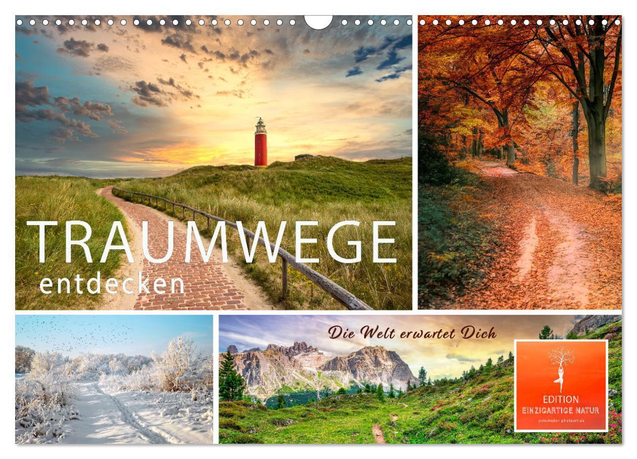 Cover: 9783675629837 | Traumwege entdecken (Wandkalender 2024 DIN A3 quer), CALVENDO...