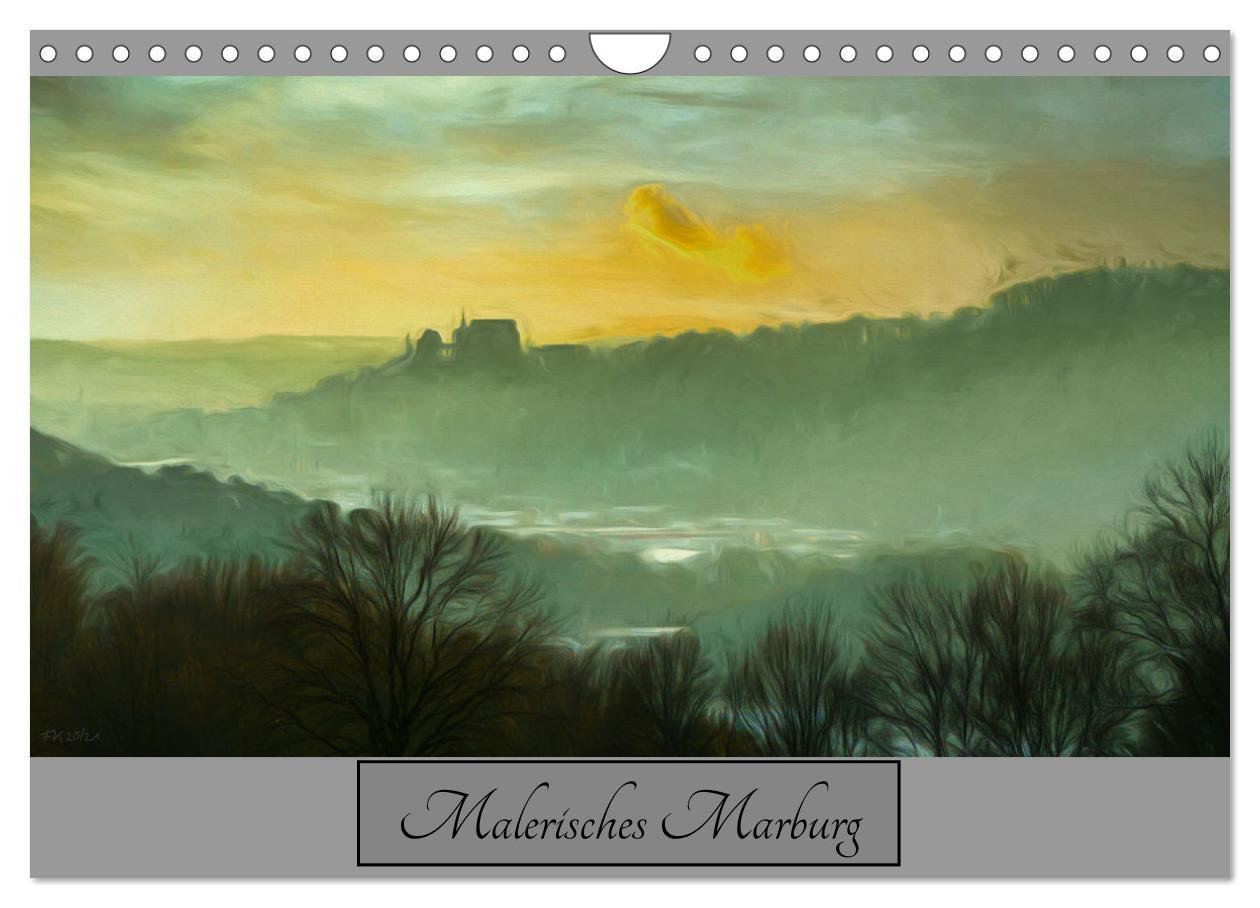 Cover: 9783435091942 | Malerisches Marburg (Wandkalender 2025 DIN A4 quer), CALVENDO...