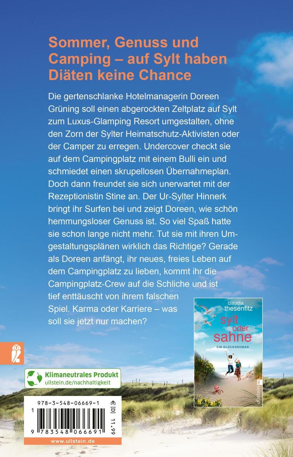 Rückseite: 9783548066691 | Sylt oder Süßes | Claudia Thesenfitz | Taschenbuch | 256 S. | Deutsch