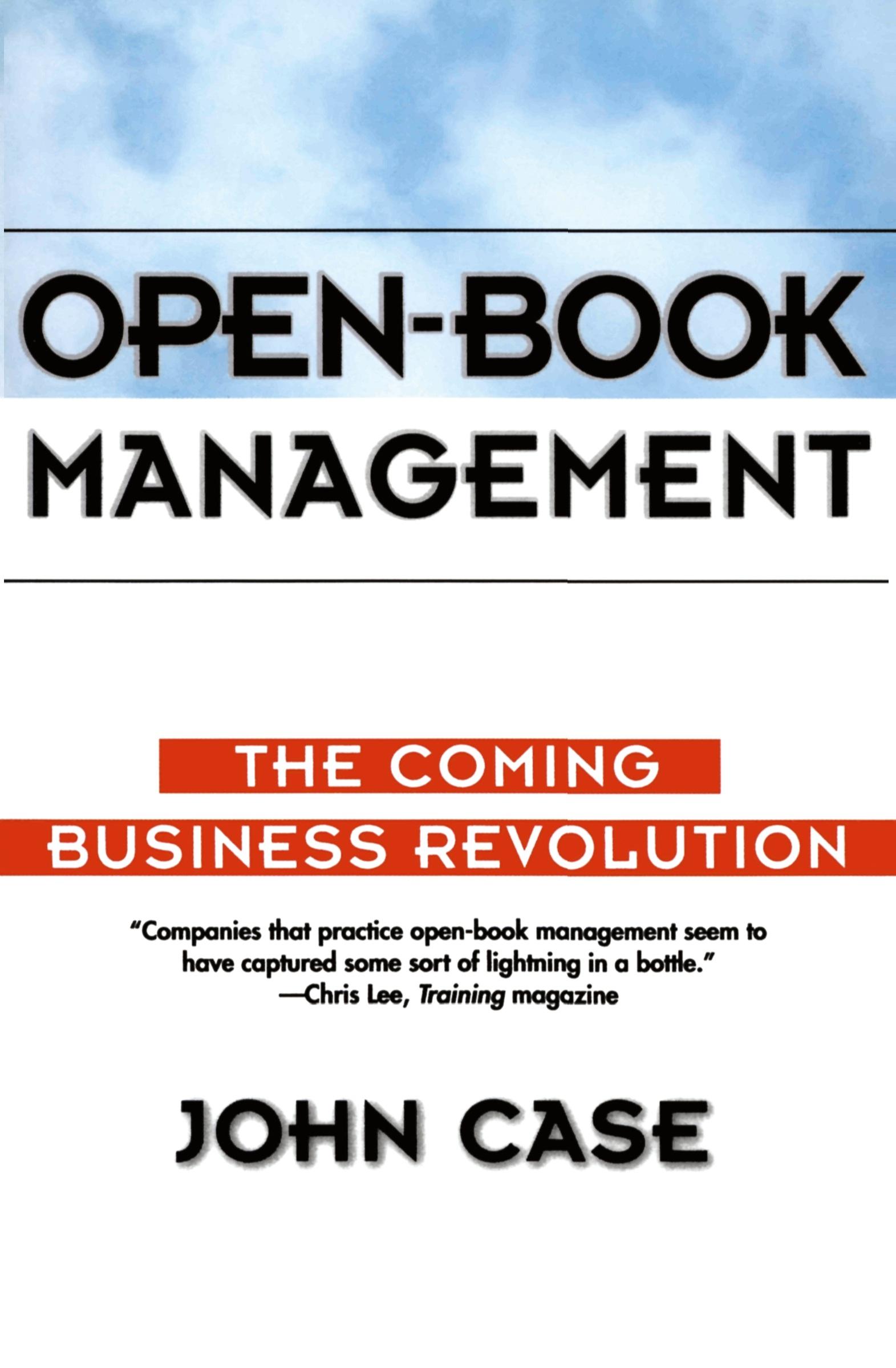 Cover: 9780887308024 | Open-Book Management | Coming Business Revolution, the | John Case