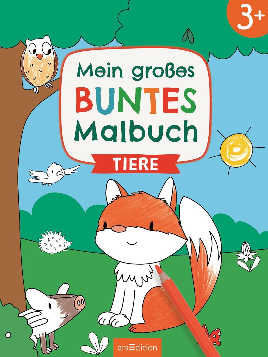 Bild: 9783845853291 | Mein großes buntes Malbuch - Tiere | Ab 3 Jahren | Taschenbuch | 32 S.