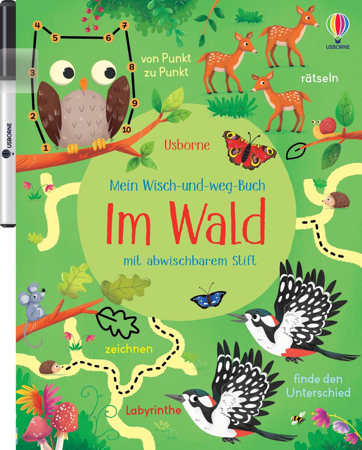 Cover: 9781789419092 | Mein Wisch-und-weg-Buch: Im Wald | Kirsteen Robson | Taschenbuch