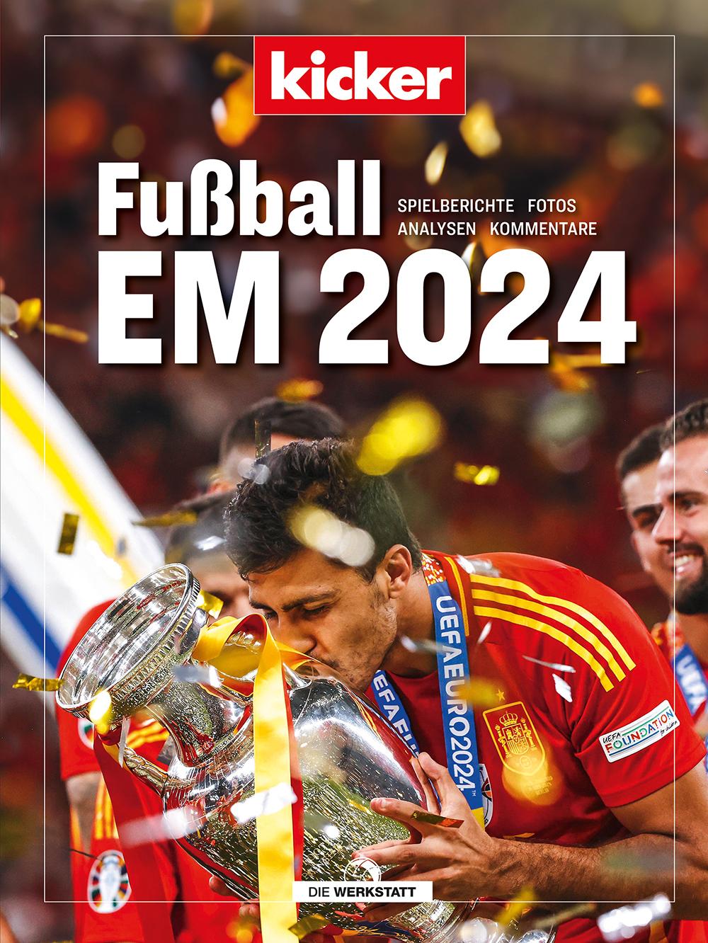 Cover: 9783730706916 | Fußball EM 2024 | Spielberichte. Fotos. Analysen. Kommentare. | kicker