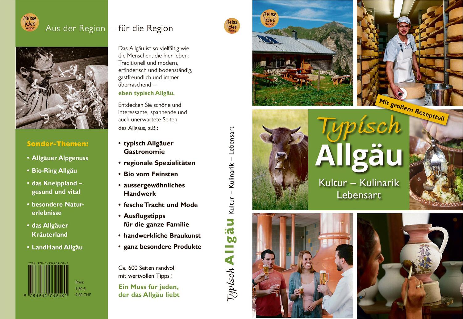 Cover: 9783934739581 | Typisch Allgäu | Hiubert Hunscheidt (u. a.) | Taschenbuch | Deutsch