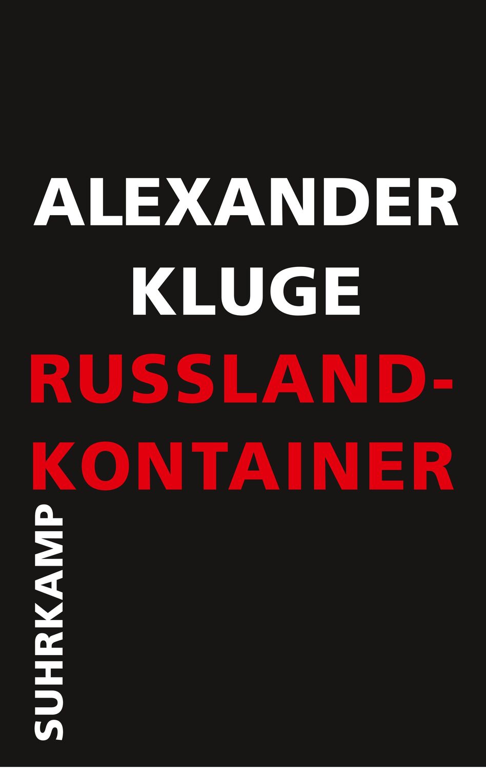Cover: 9783518428924 | Russland-Kontainer | Alexander Kluge | Buch | Deutsch | 2020