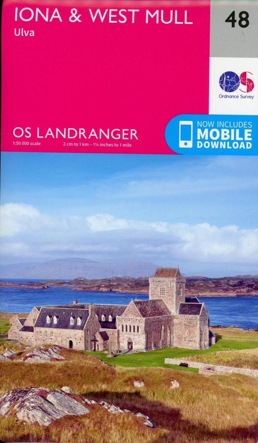 Cover: 9780319261460 | Iona &amp; West Mull, Ulva | Ordnance Survey | (Land-)Karte | Englisch