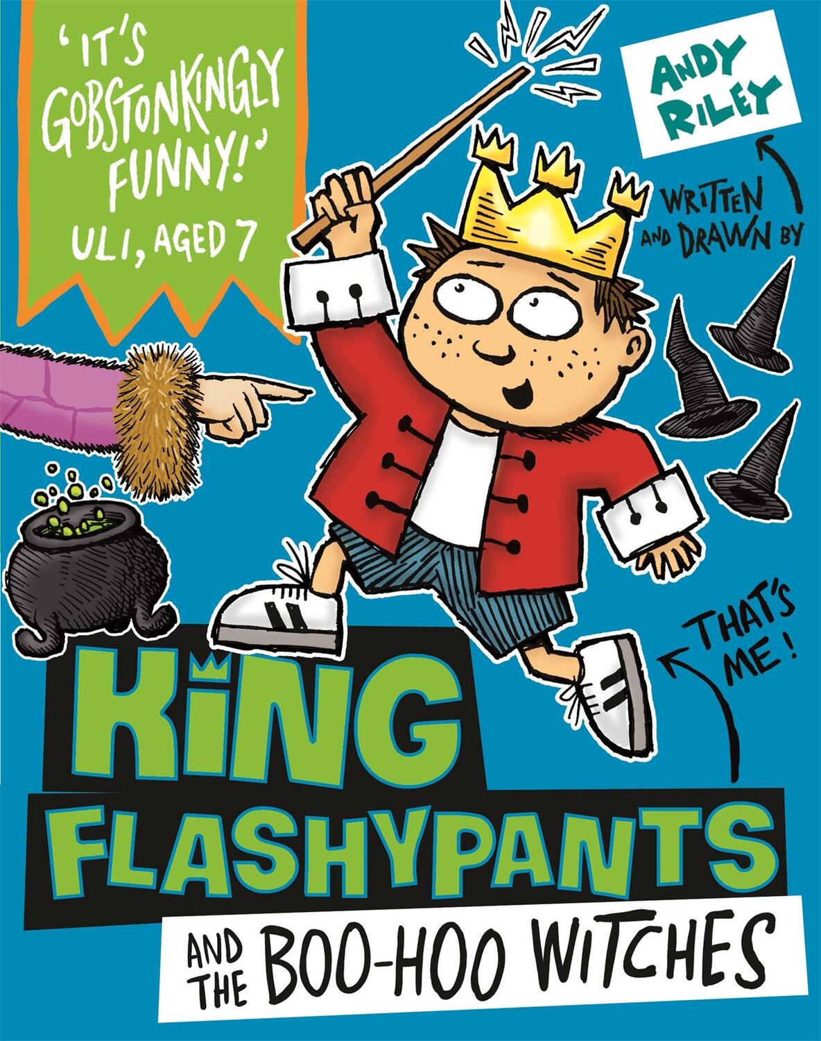 Cover: 9781444940978 | King Flashypants and the Boo-Hoo Witches | Book 4 | Andy Riley | Buch