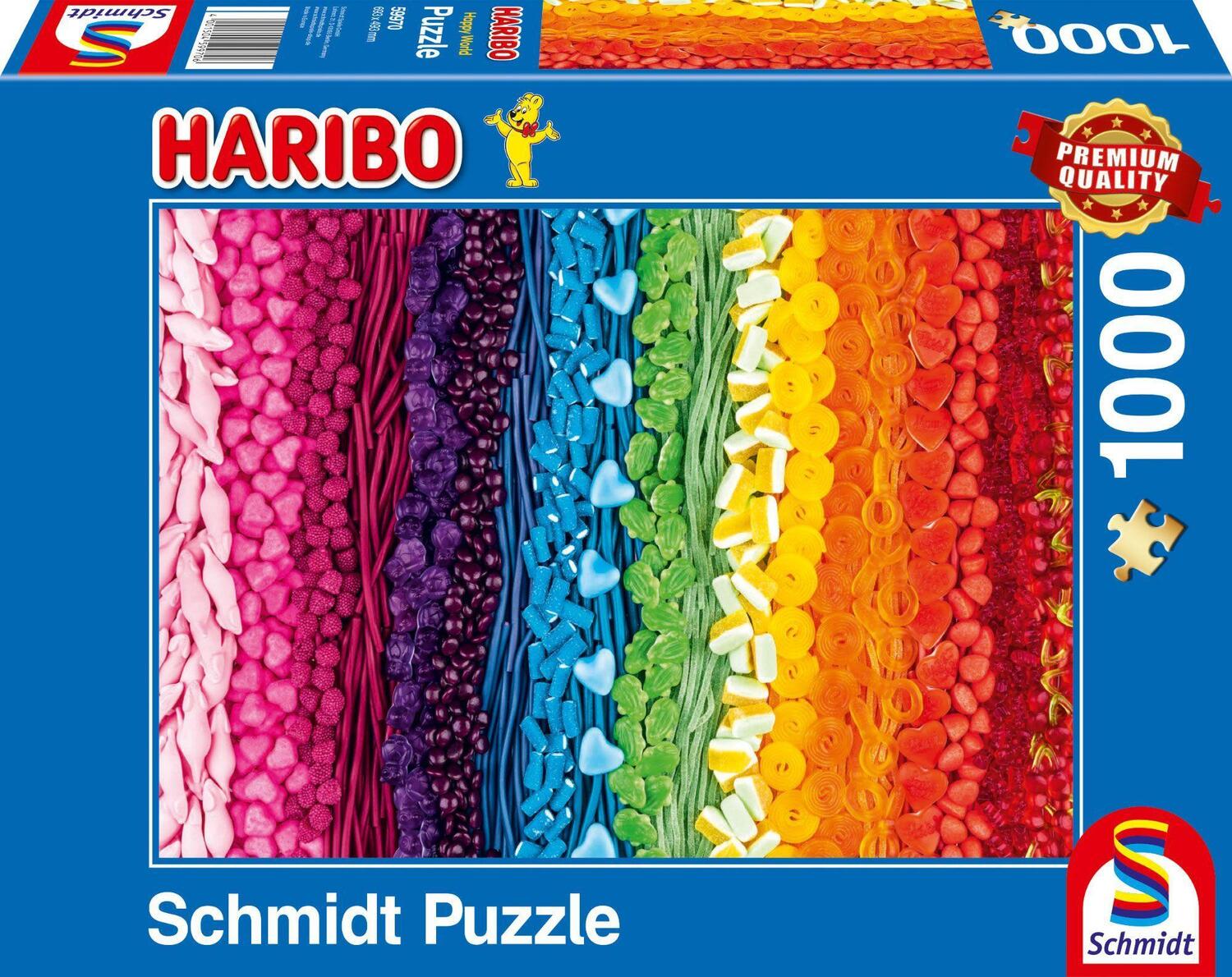 Cover: 4001504599706 | Happy World. 1.000 Teile | Erwachsenenpuzzle Haribo | Spiel | Deutsch