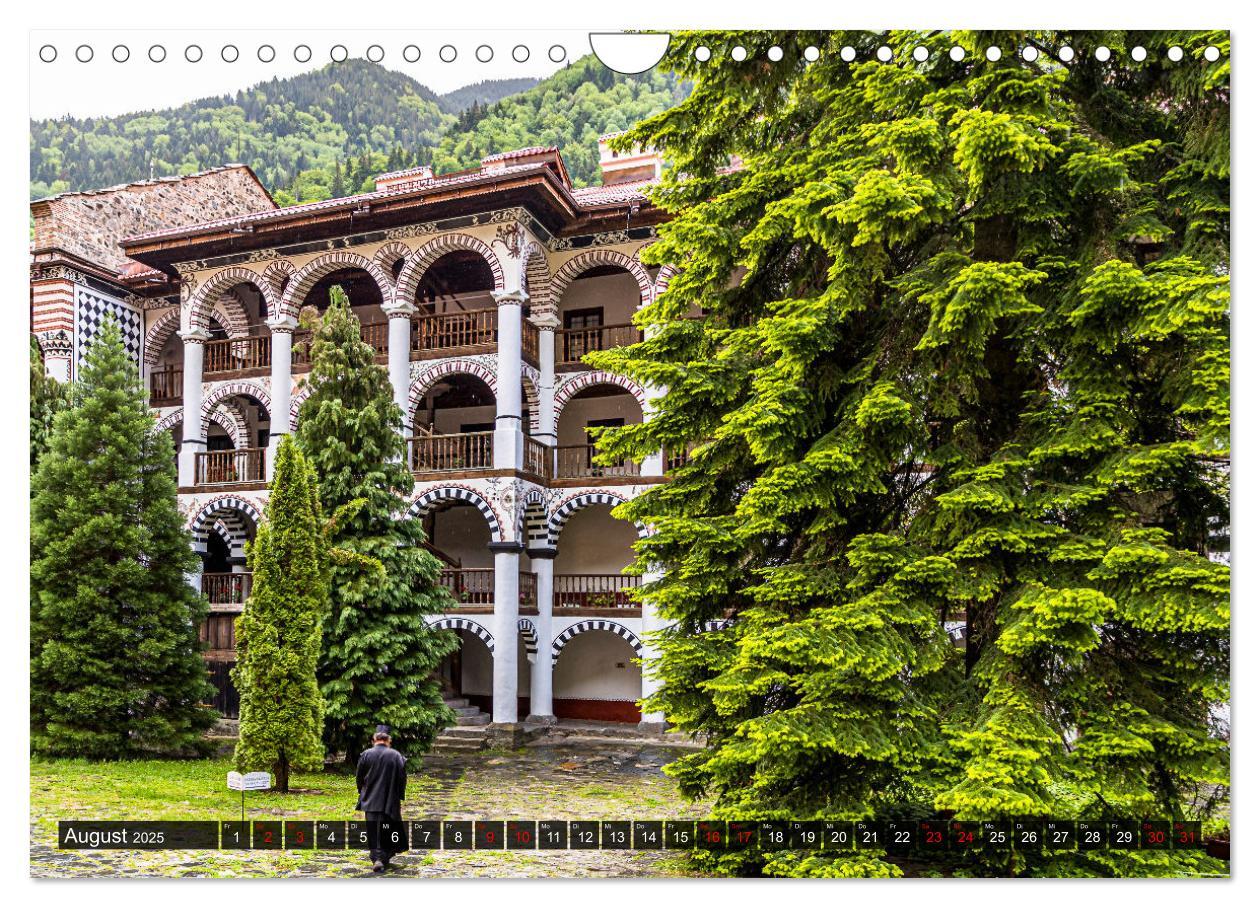 Bild: 9783435040025 | Rila Kloster ¿ Weltkulturerbe in Bulgarien (Wandkalender 2025 DIN...