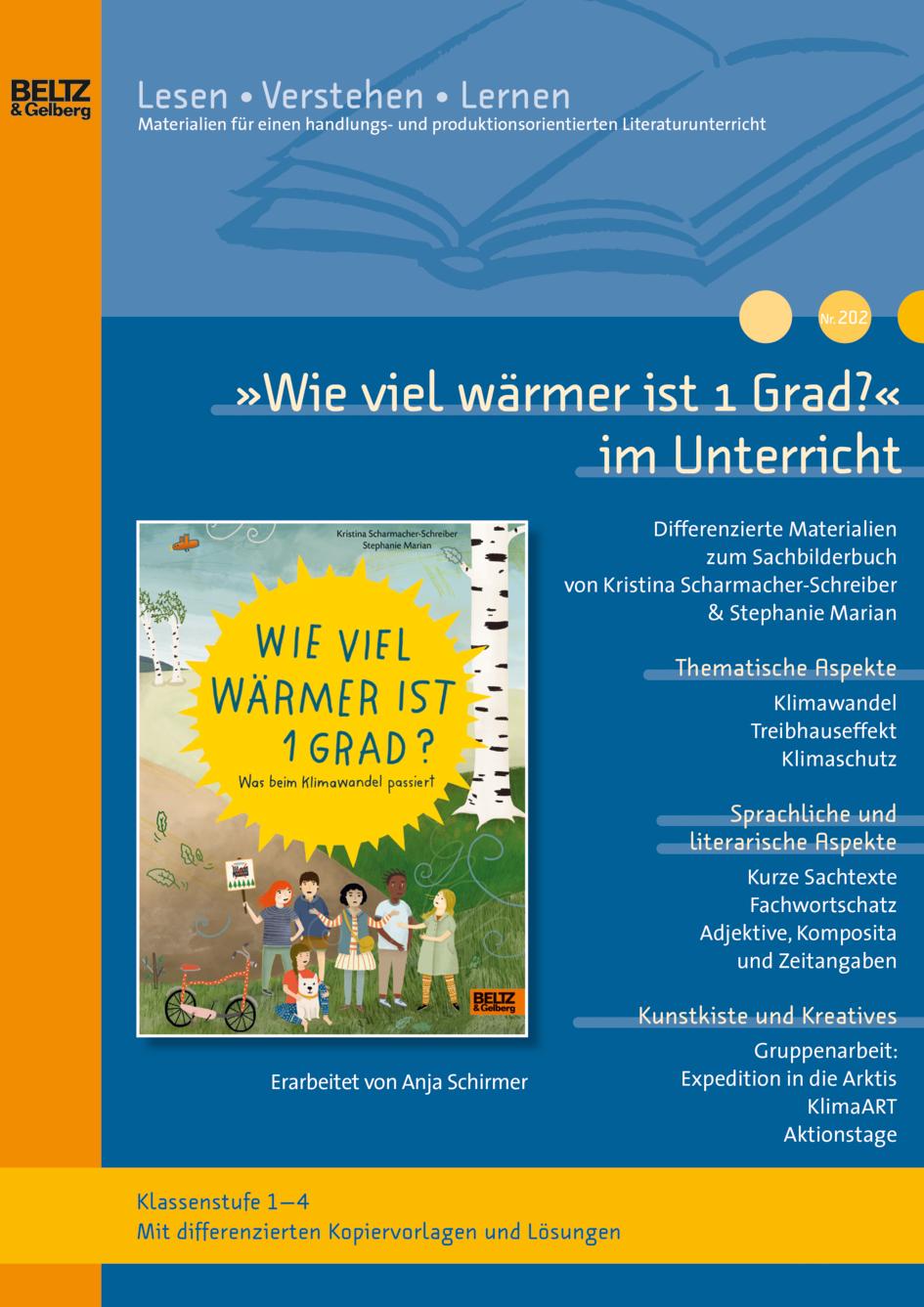 Cover: 9783407720016 | »Wie viel wärmer ist 1 Grad? Was beim Klimawandel passiert« von...