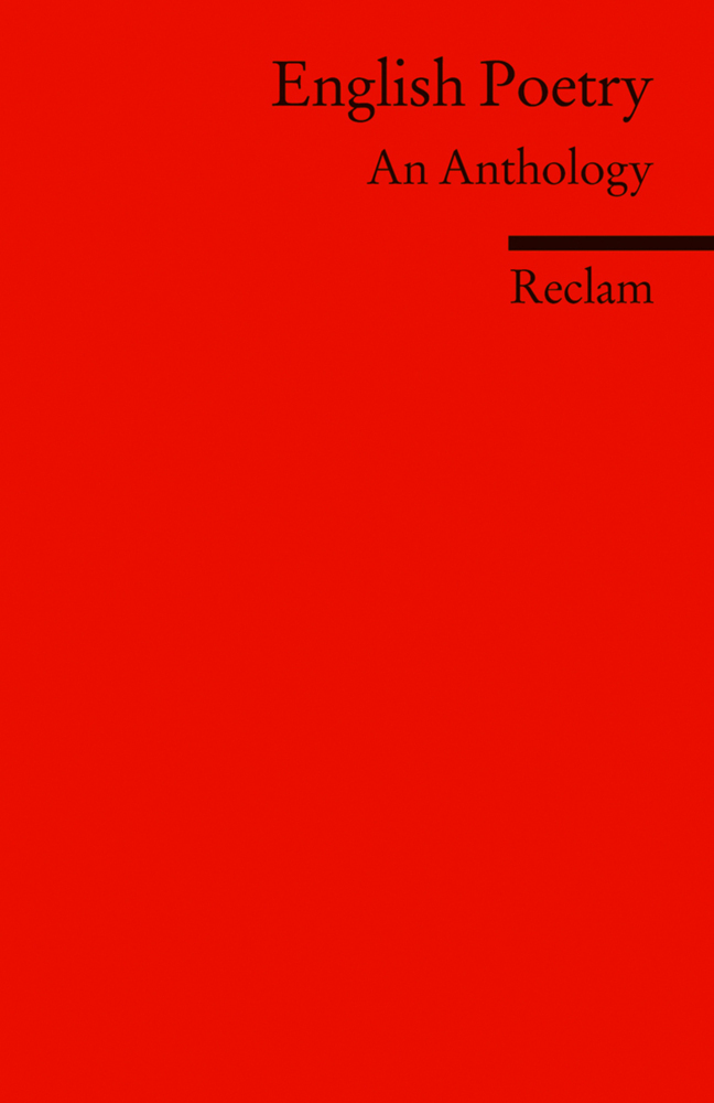 Cover: 9783150198124 | English Poetry | An Anthology | Raimund Borgmeier (u. a.) | Buch