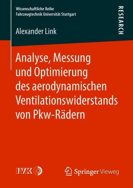 Cover: 9783658222857 | Analyse, Messung und Optimierung des aerodynamischen...