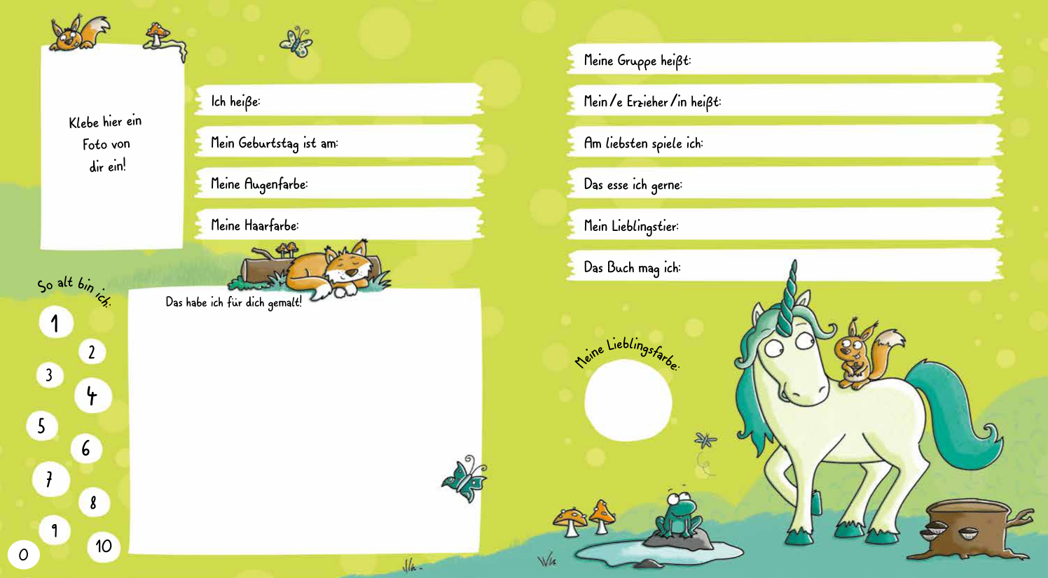 Bild: 9783780664600 | Meine Kindergarten-Freunde | Einhorn - Mit Folie auf dem Cover | Buch