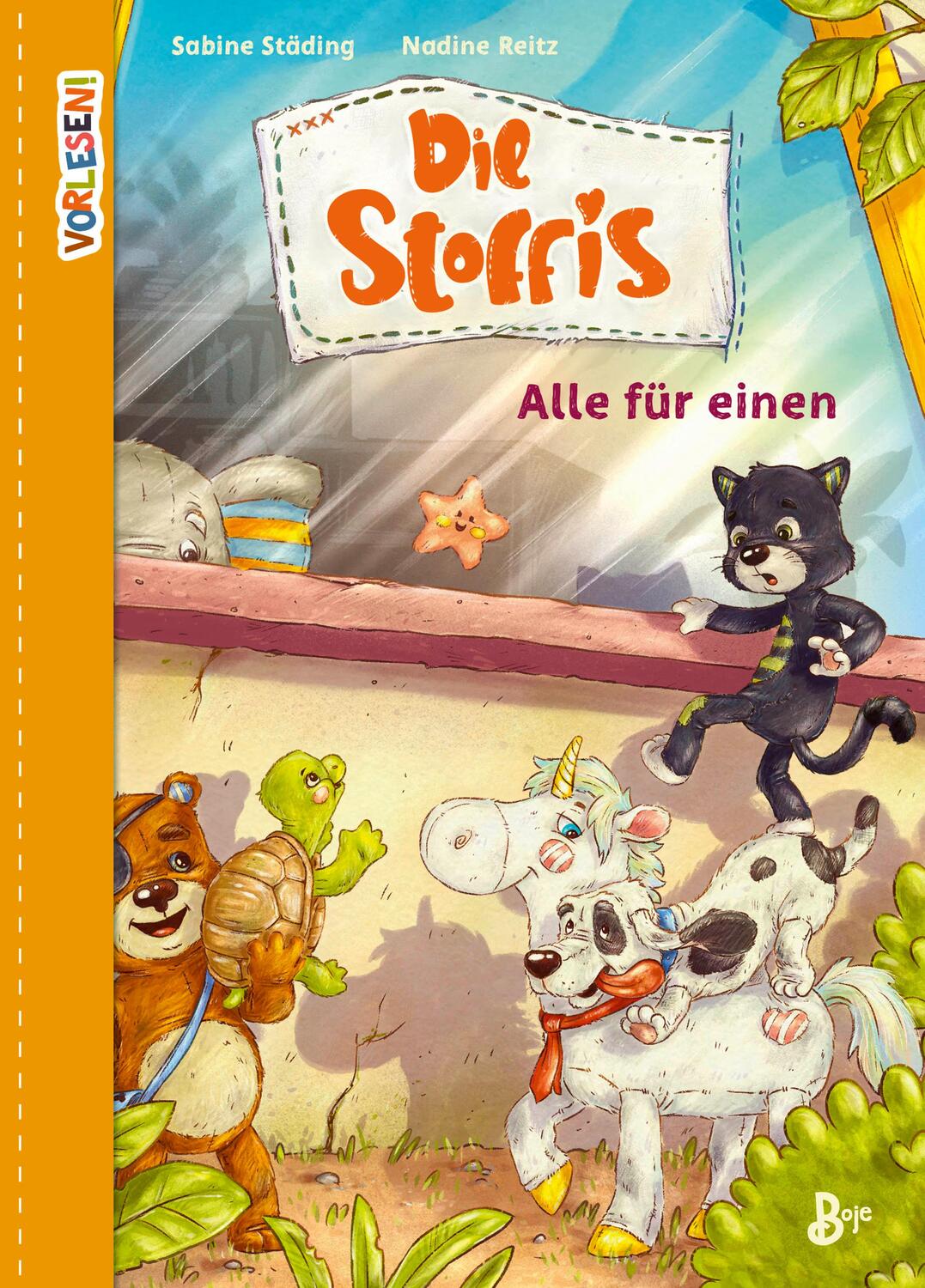 Cover: 9783414826572 | VORLESEN! Die Stoffis - Alle für einen (Band 2) | Sabine Städing