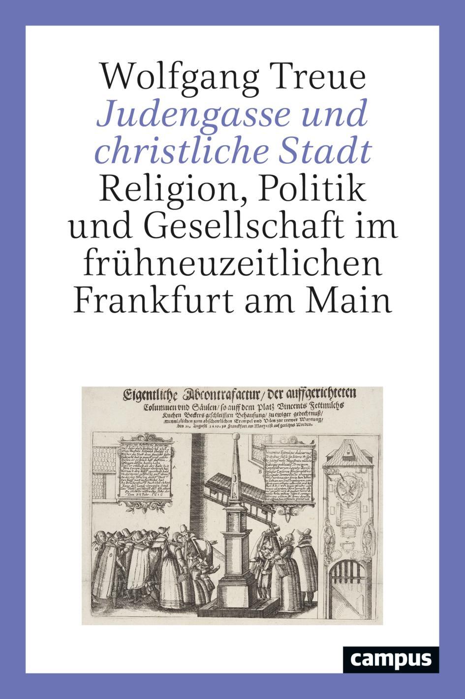 Cover: 9783593516752 | Judengasse und christliche Stadt | Wolfgang Treue | Buch | Deutsch