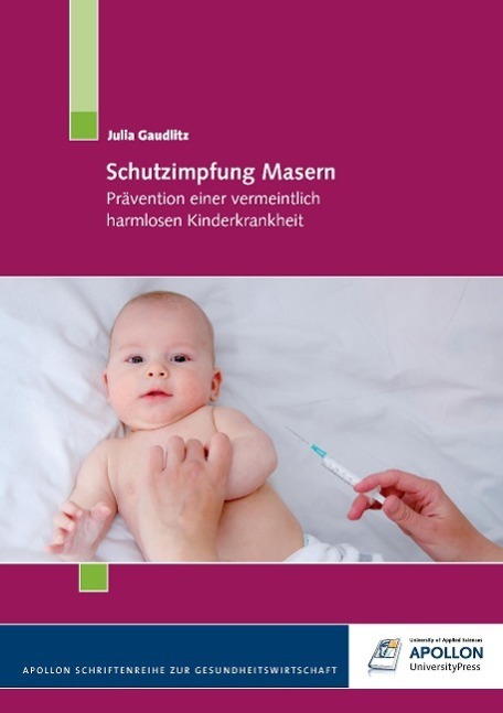 Cover: 9783943001228 | Schutzimpfung Masern | Julia Gaudlitz | Taschenbuch | Paperback | 2015