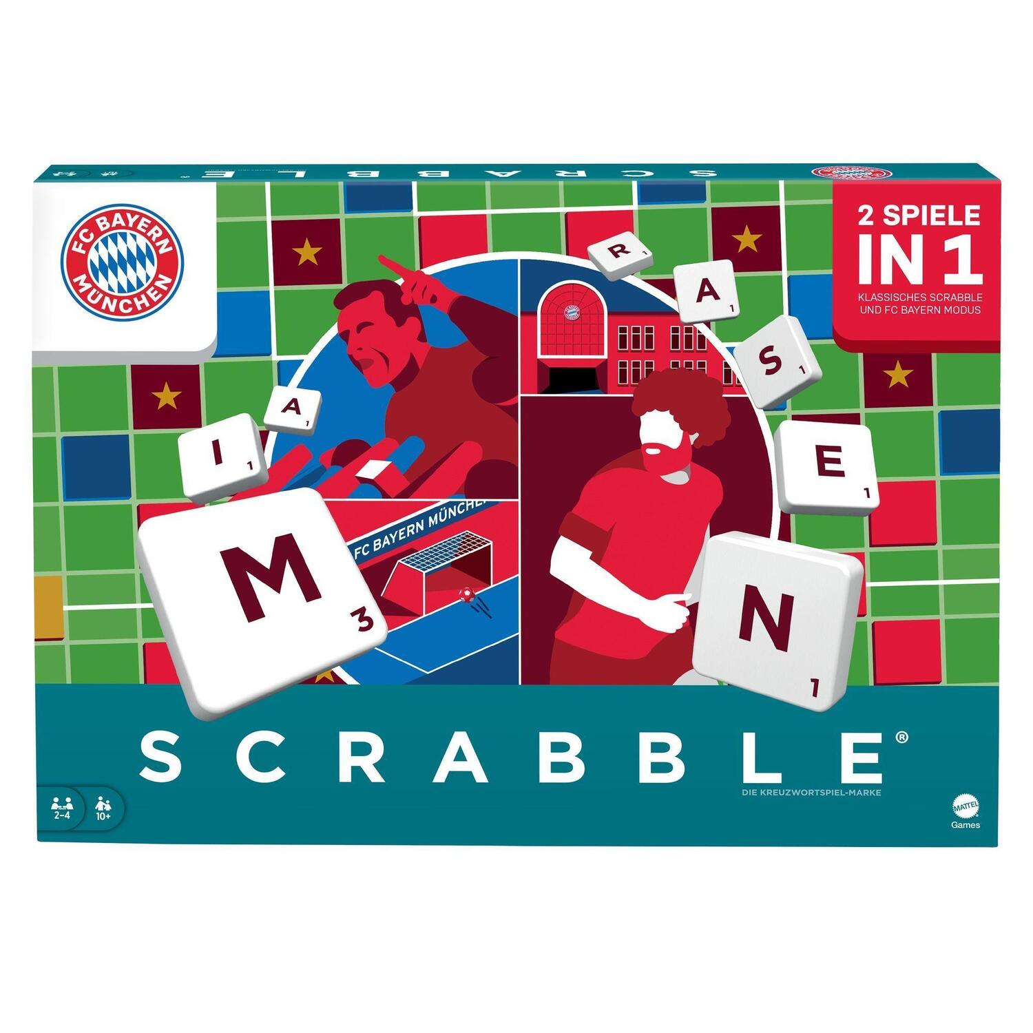 Cover: 194735012572 | Scrabble FC Bayern München (D) | Spiel | Deutsch | 2022 | Mattel