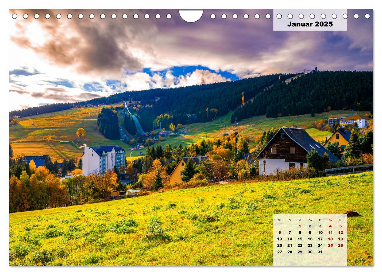 Bild: 9783435013067 | Oberwiesenthal und der Fichtelberg im Erzgebirge (Wandkalender 2025...