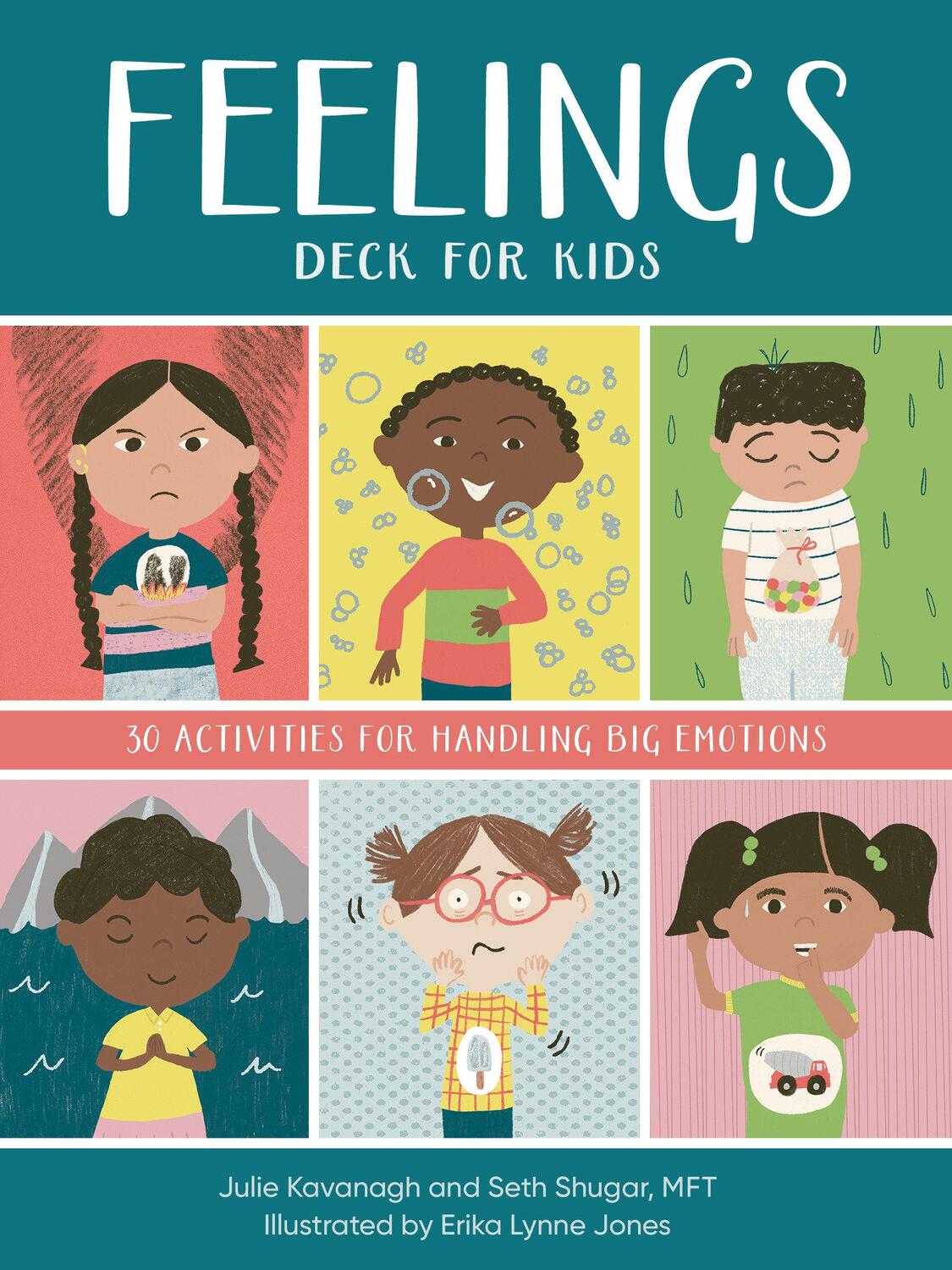 Cover: 9781645471431 | Feelings Deck for Kids | 30 Activities for Handling Big Emotions | Box