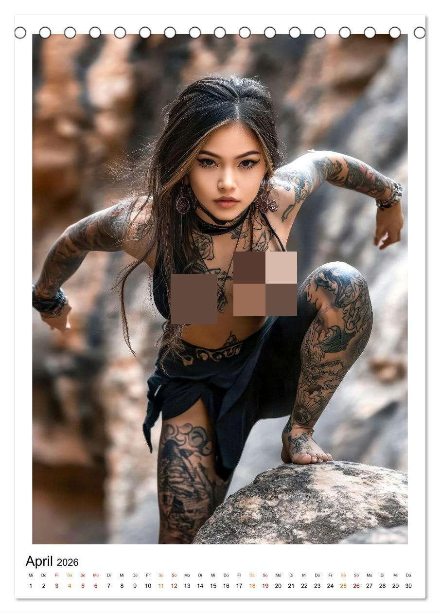 Bild: 9783457249475 | Tattoo Dreams - Sinnliche Kunstwerke (Tischkalender 2026 DIN A5...