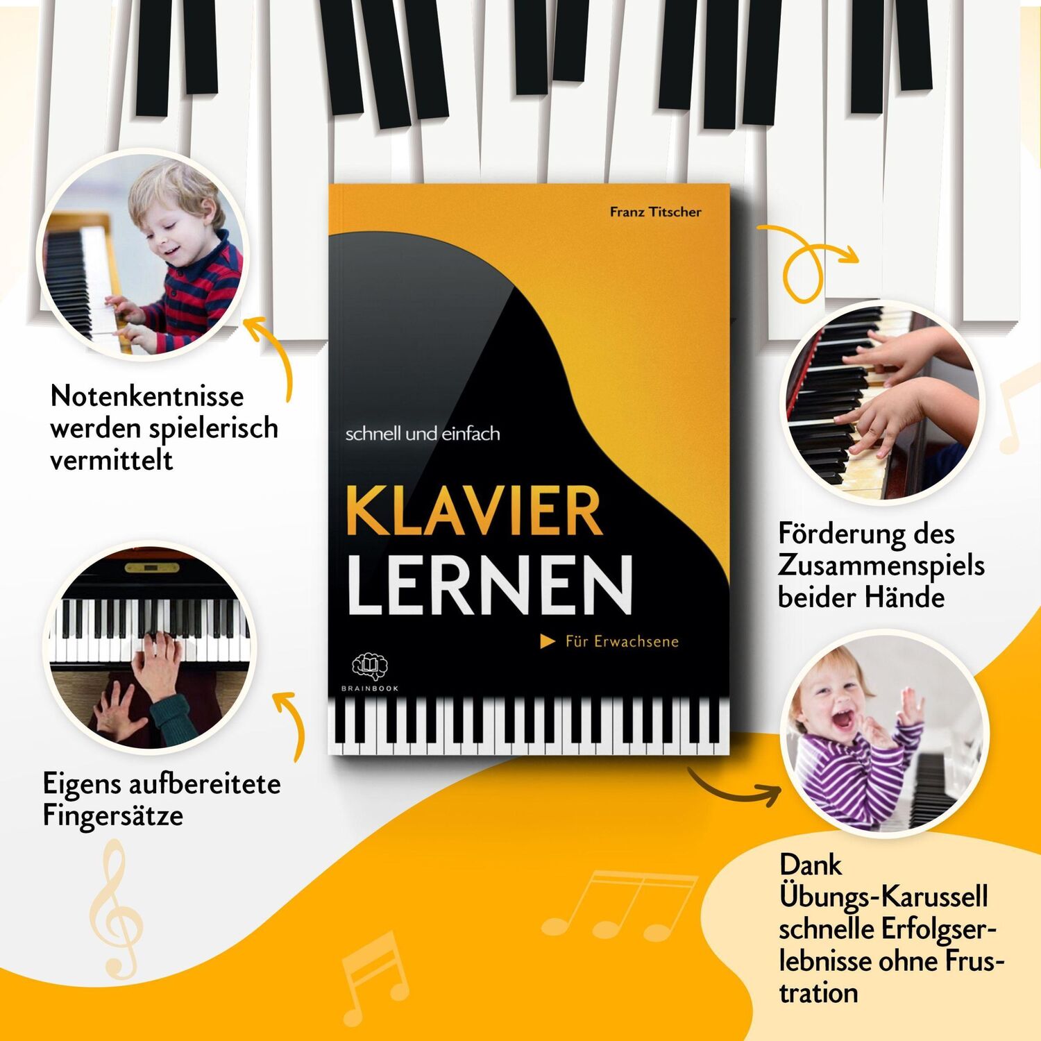 Bild: 9783968901053 | Klavier lernen schnell &amp; einfach | Franz Titscher | Taschenbuch | 2021