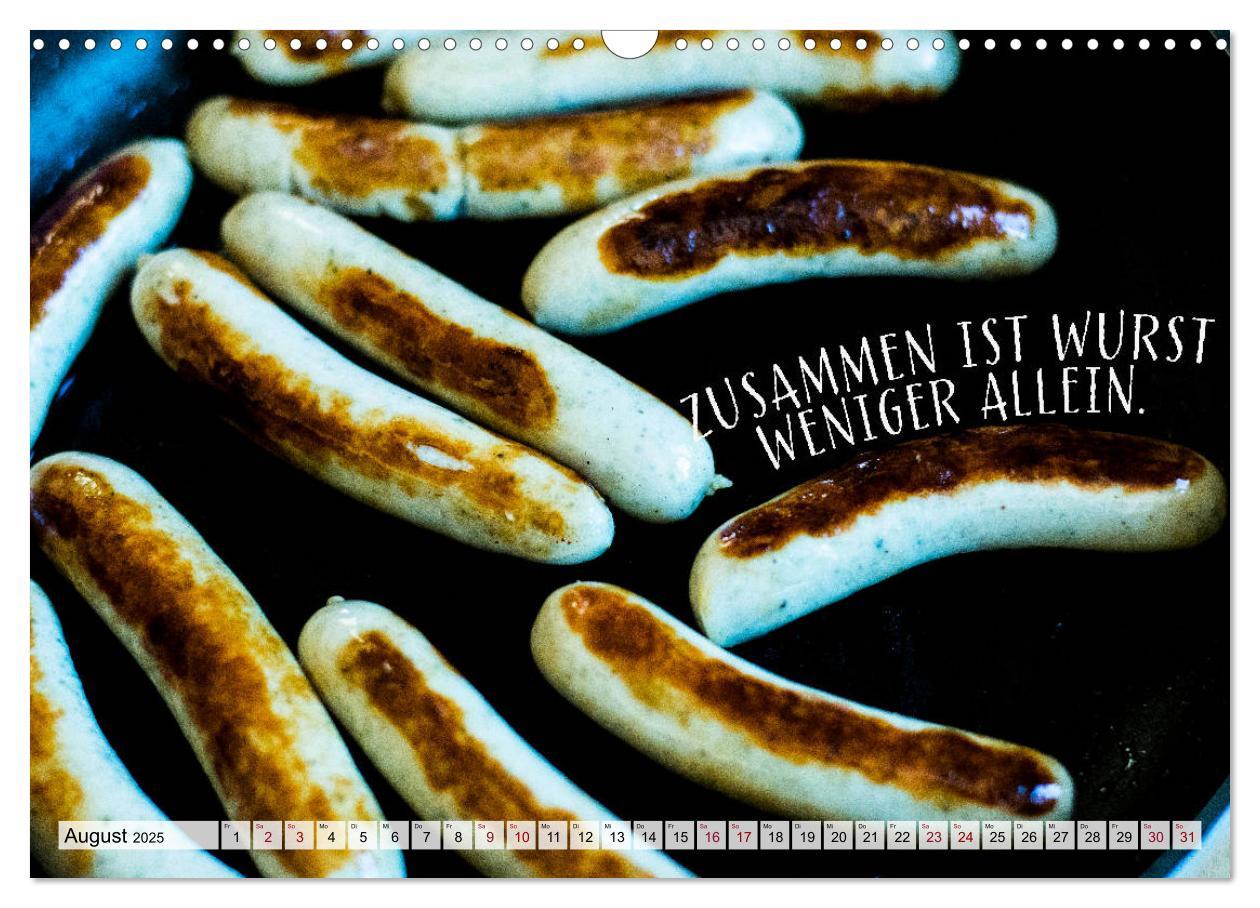 Bild: 9783435112807 | Wurstkalender. Es geht um die Wurst. (Wandkalender 2025 DIN A3...