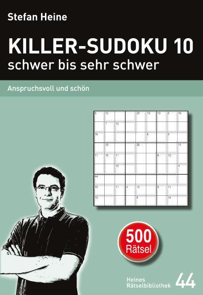 Cover: 9783939940432 | KILLER-SUDOKU 10 - schwer bis sehr schwer | Anspruchsvoll und schön