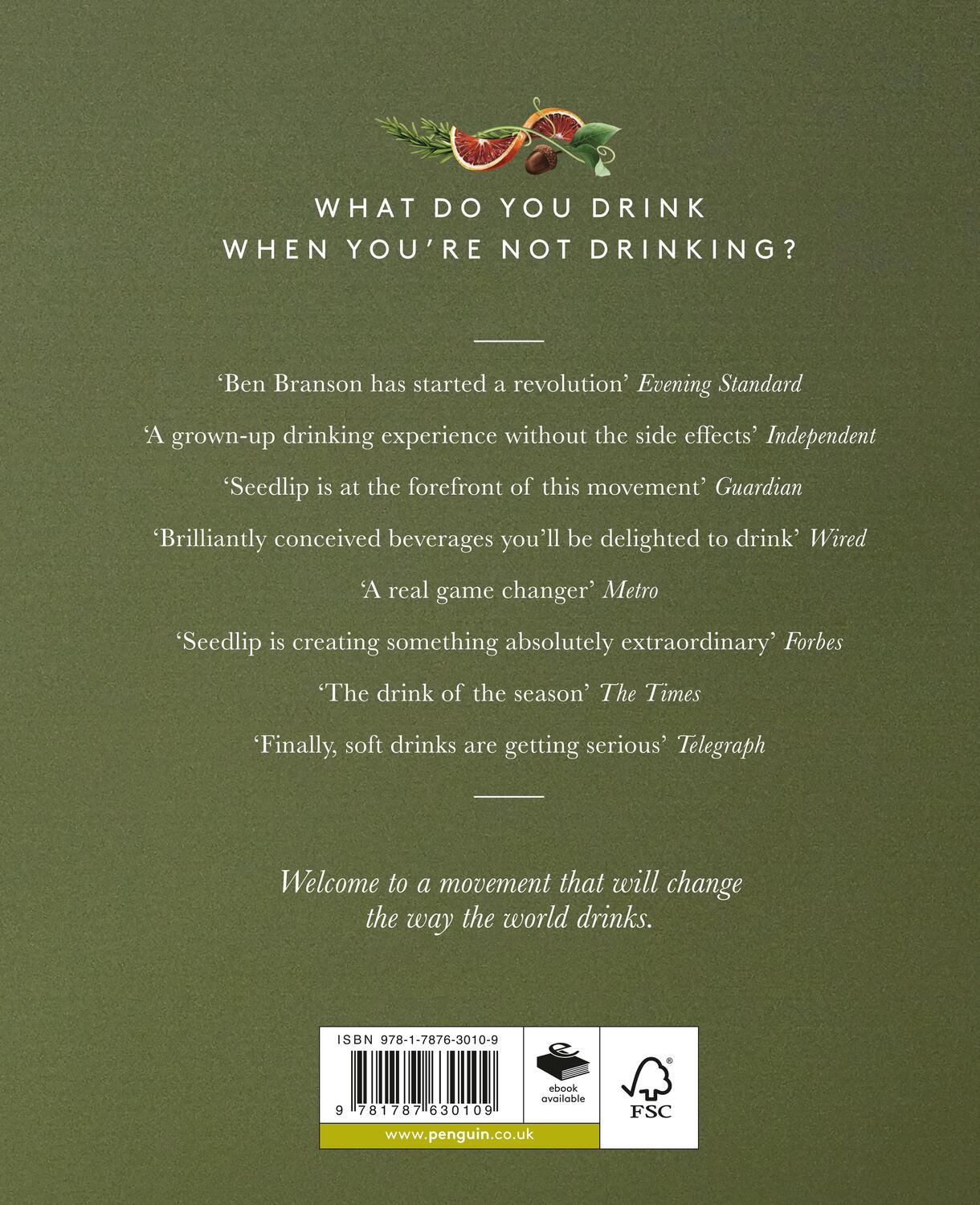 Rückseite: 9781787630109 | The Seedlip Cocktail Book | Ben Branson | Buch | Englisch | 2018