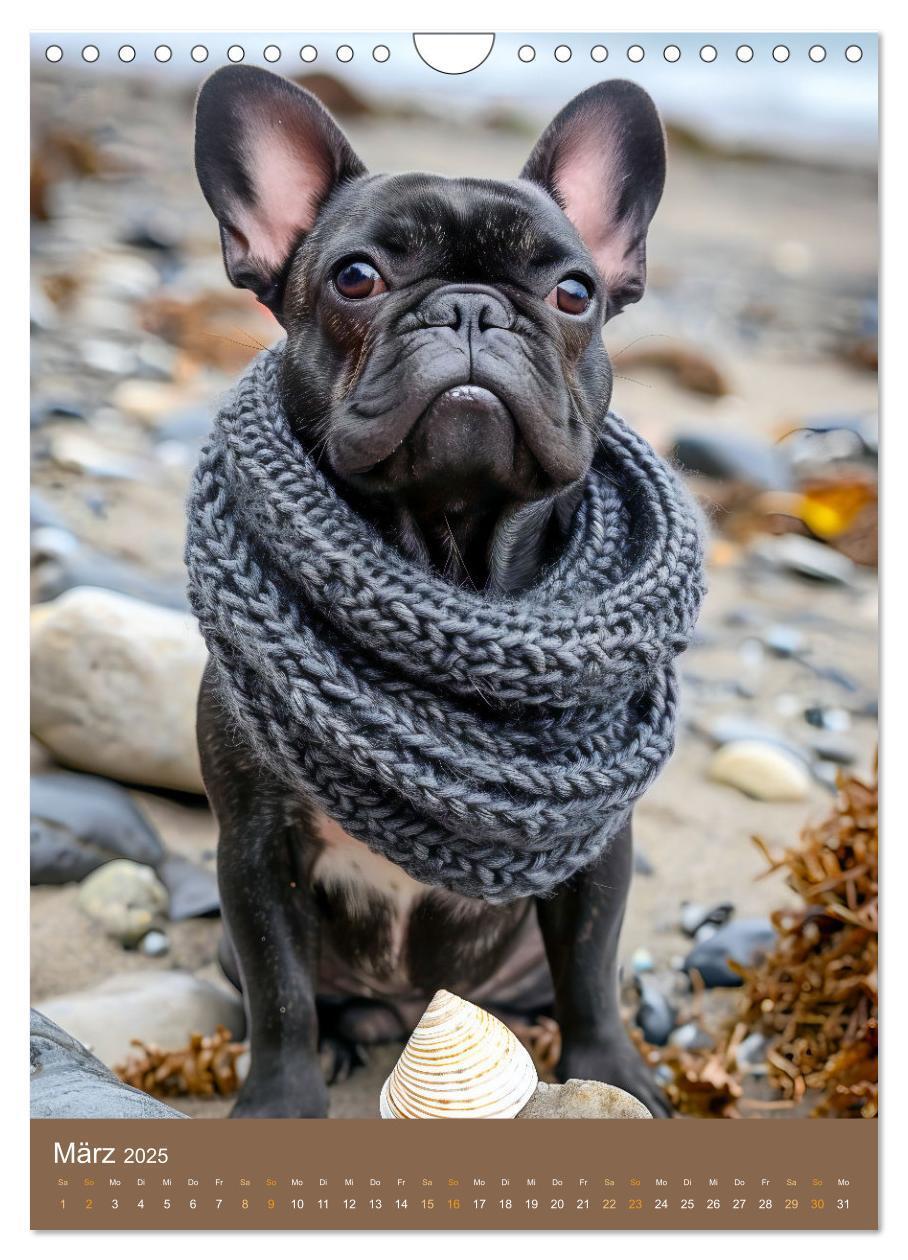 Bild: 9783383770463 | Frenchie Couture - Französische Bulldoggen in Strick-Chic...