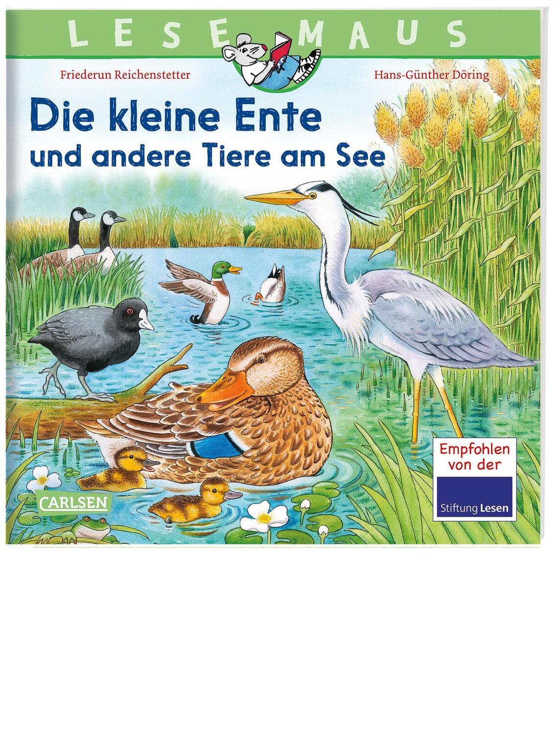 Cover: 9783551083296 | LESEMAUS 177: Die kleine Ente und andere Tiere am See | Reichenstetter