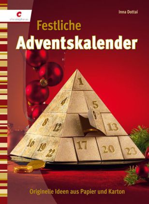 Cover: 9783838832432 | Festliche Adventskalender | Originelle Ideen aus Papier und Karton