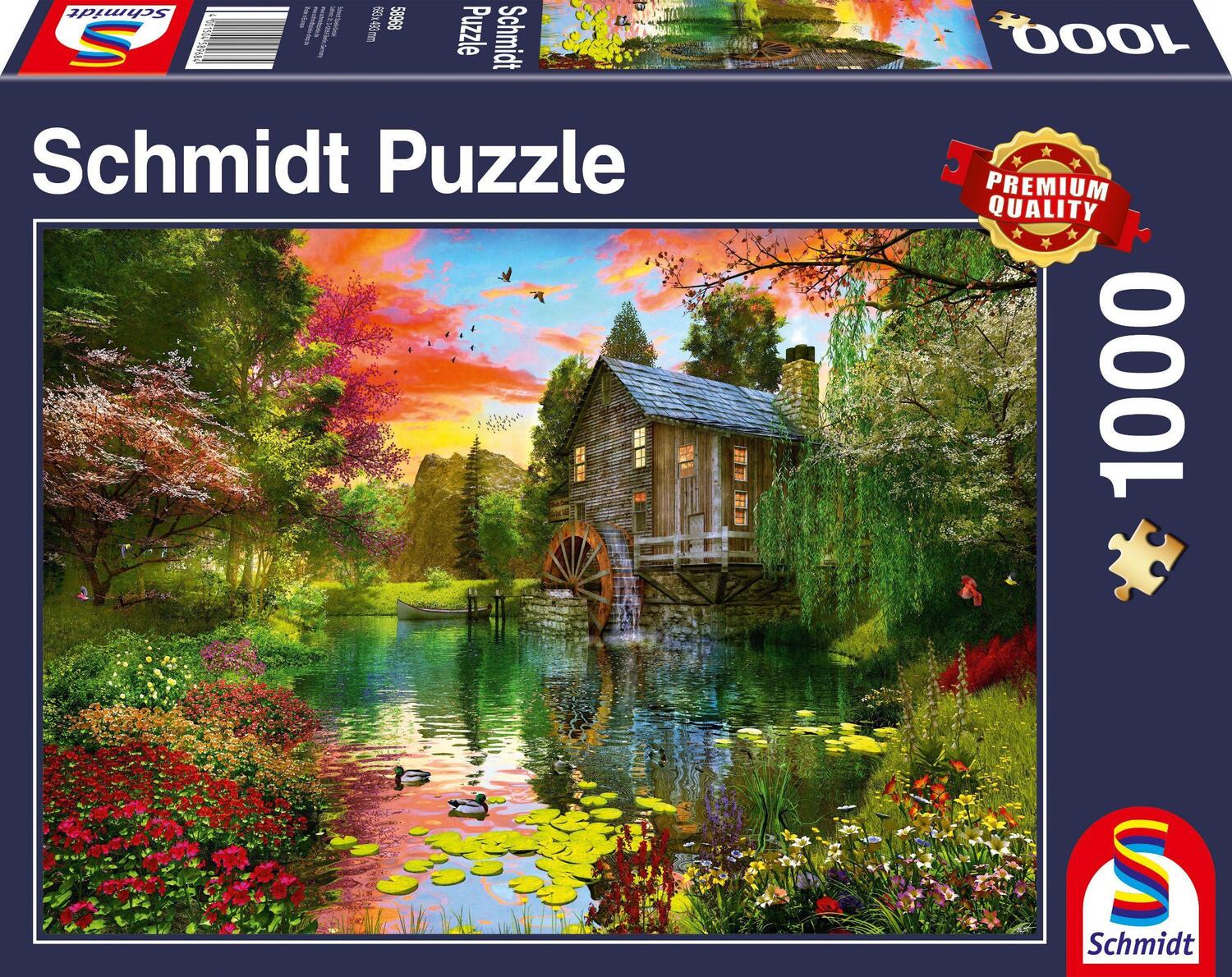 Cover: 4001504589684 | Die Wassermühle Puzzle 1.000 Teile | Erwachsenenpuzzle Standard | 2021